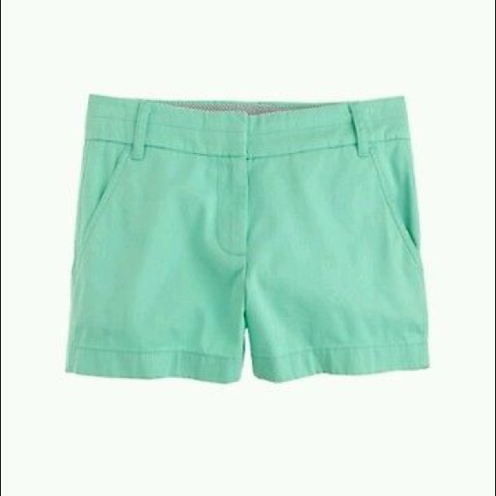 J.Crew 3in Chino Short: Seafoam Green